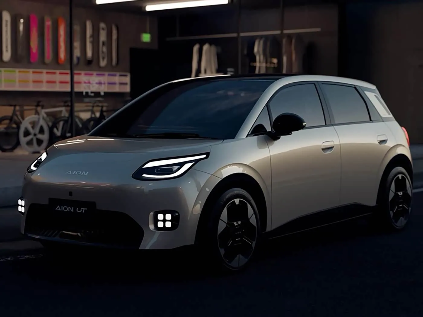 Мини-хэтчбек New Energy Pure Electric Mini Hatchback AION UT, горячая распродажа, литий-гибридный электромобиль от совместного предприятия GAC, низкая цена