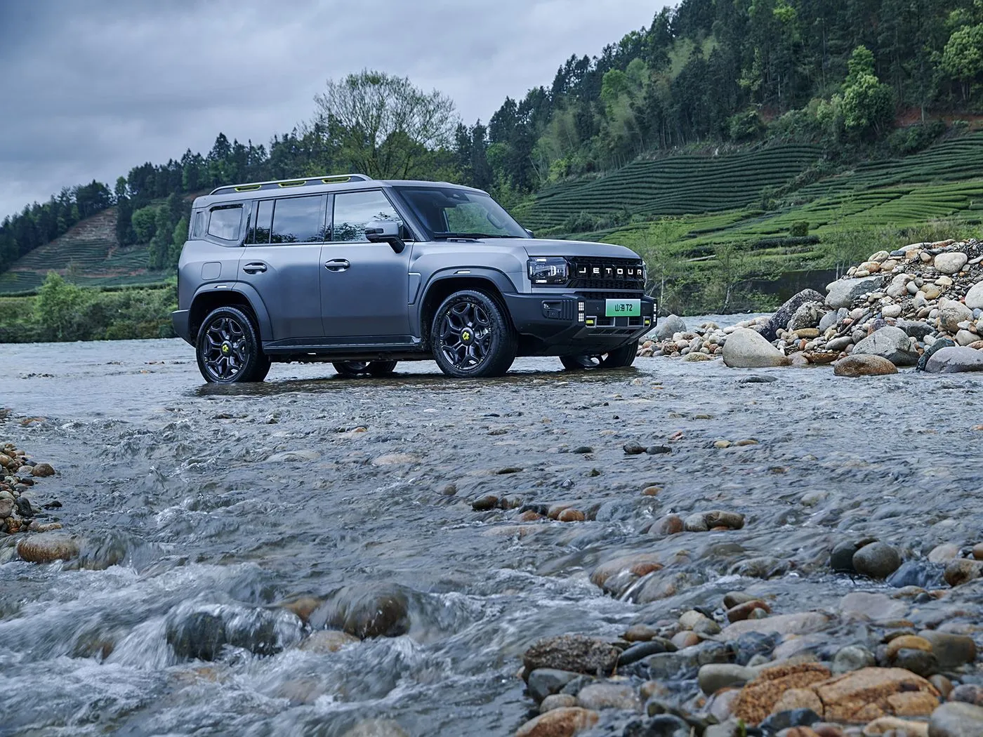 Jetour T2 SUV гибридная версия Euro VI Новое поступление Light Turbo ACC Автоматическая коробка передач Кожаный левый руль