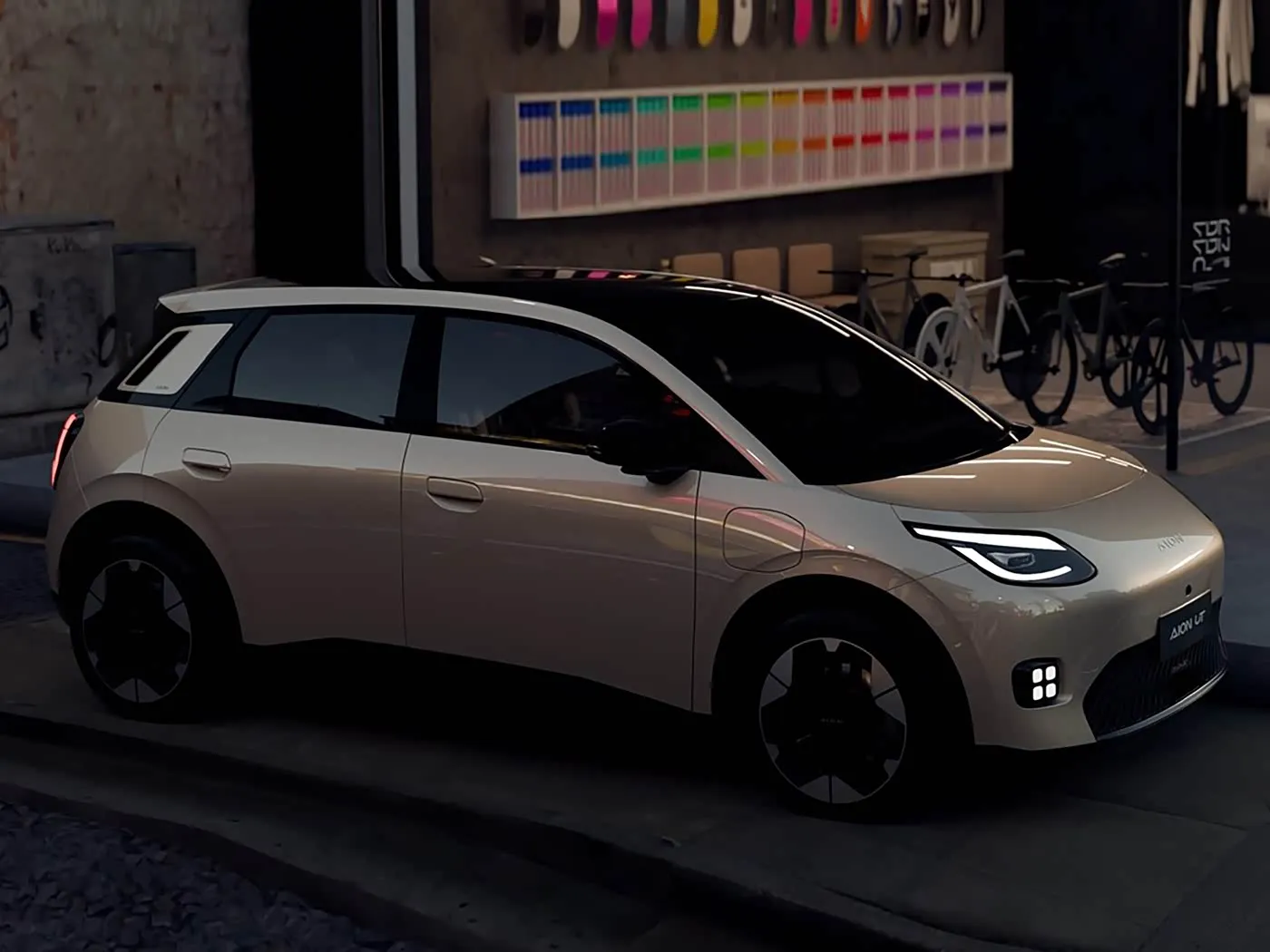 Мини-хэтчбек New Energy Pure Electric Mini Hatchback AION UT, горячая распродажа, литий-гибридный электромобиль от совместного предприятия GAC, низкая цена