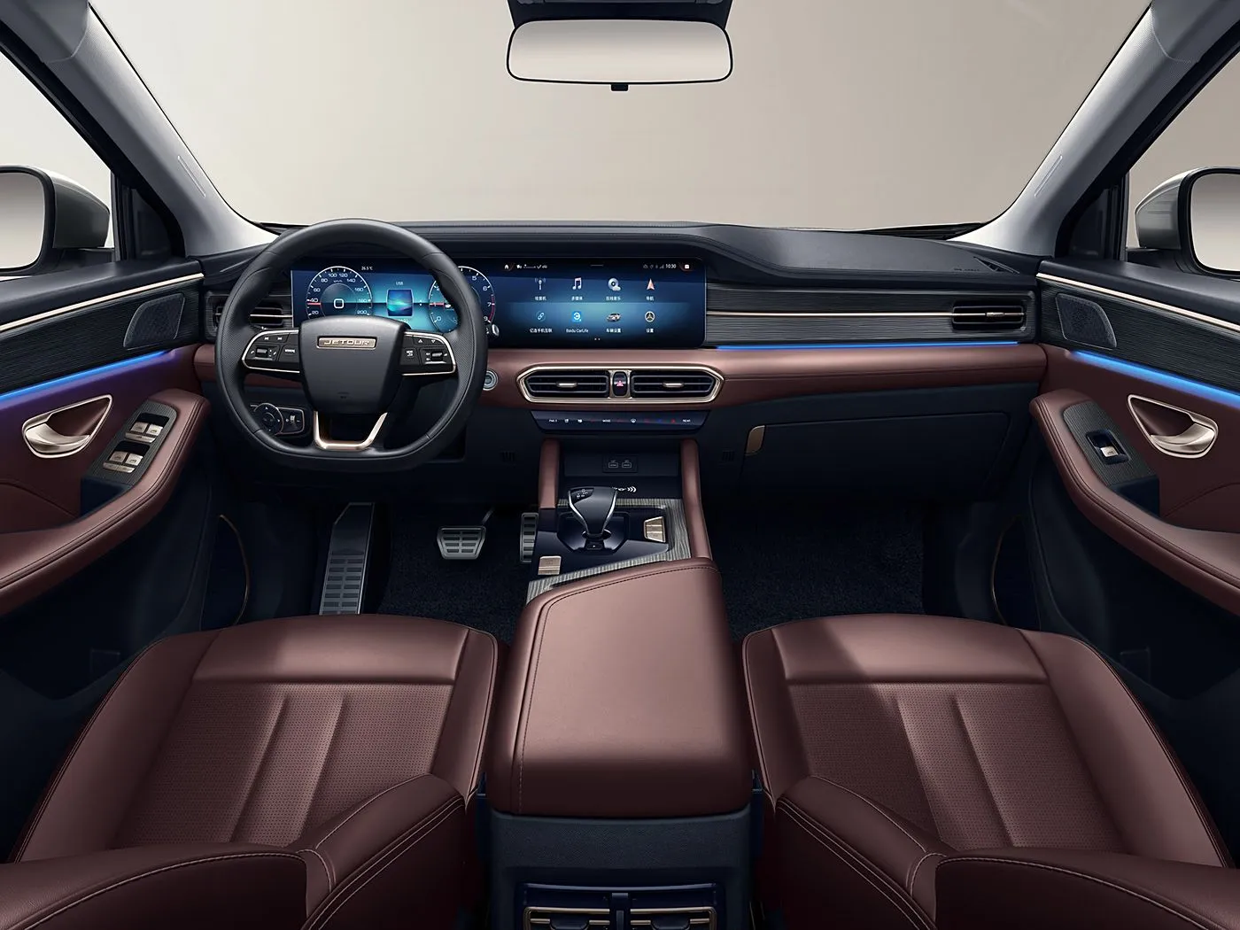 Совершенно новый внедорожник Chery Jetour X90 PLUS с автоматическим приводом, багажник из сплава Euro VI, кожаные сиденья