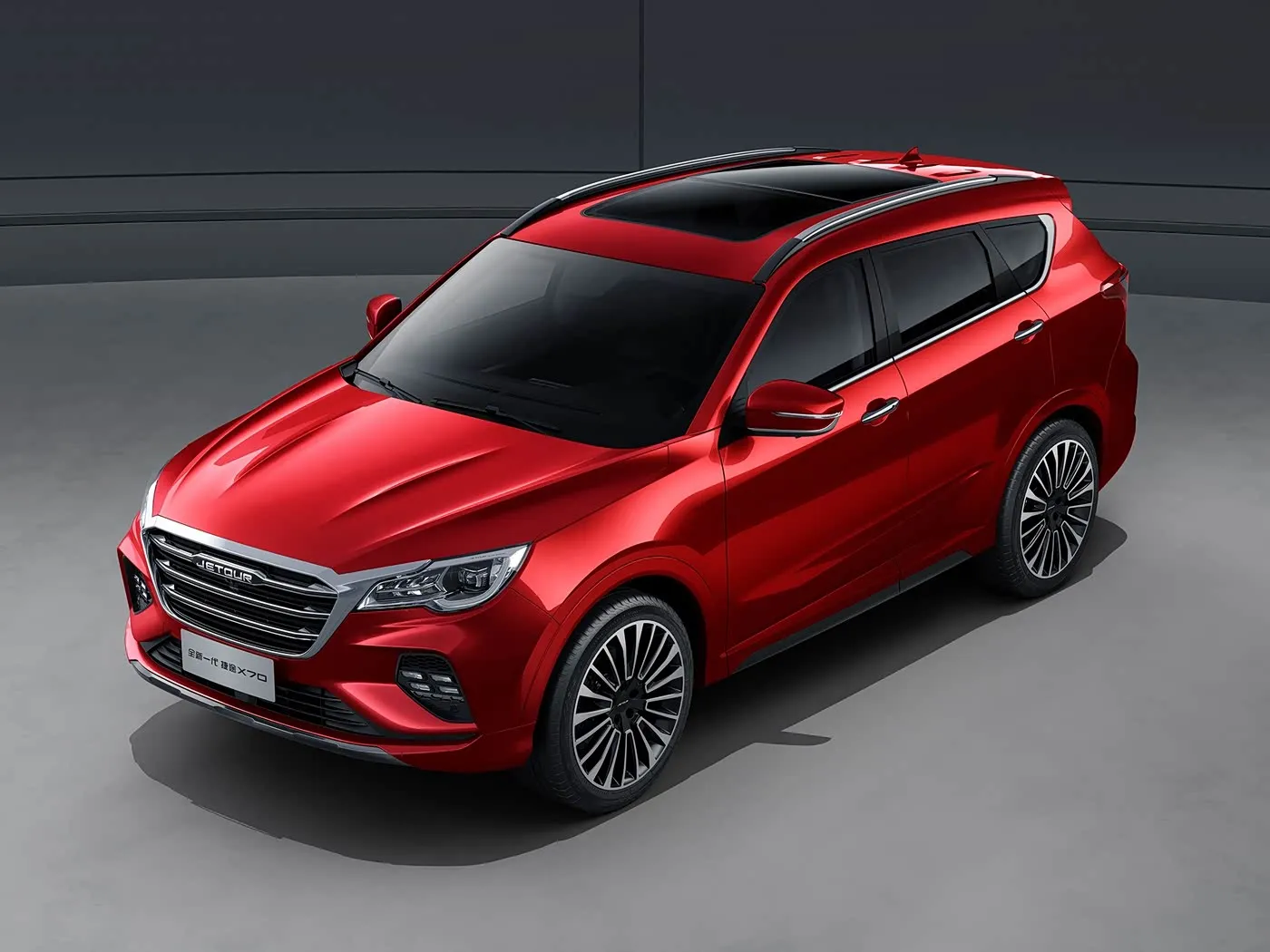 Совершенно новый внедорожник Chery Jetour X70 с автоматическим приводом, евро VI, багажник на крышу из сплава, задняя камера, кожаные сиденья
