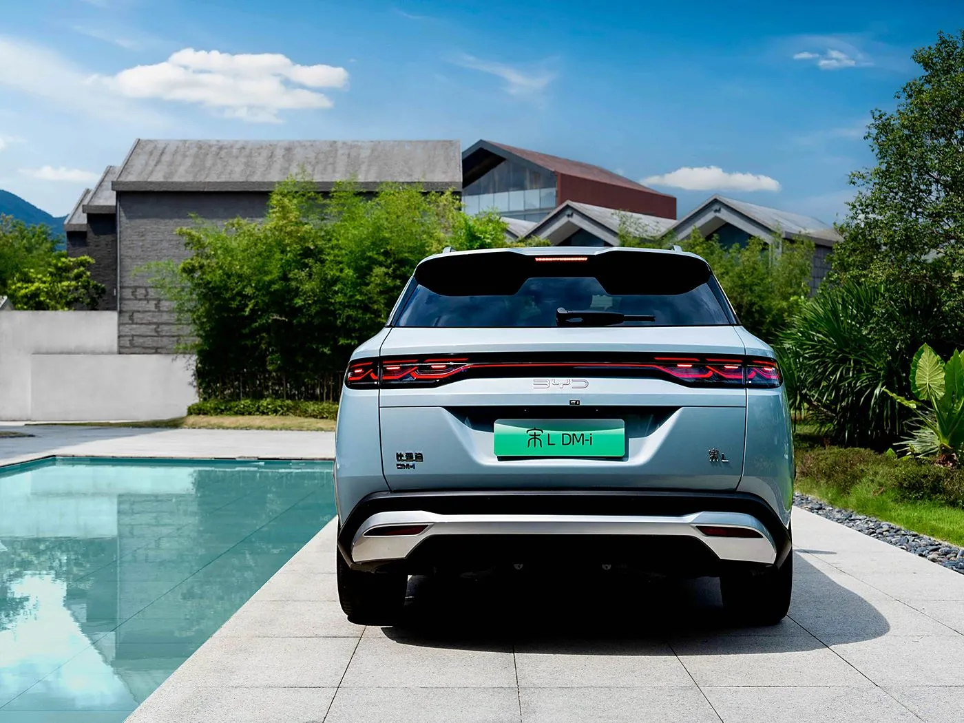 BYD Song L DM-i Компактный внедорожник PHEV Высокоскоростной автомобиль на новых источниках энергии DiPilot 2.0 Подогрев сидений Панорамная камера на 360°
