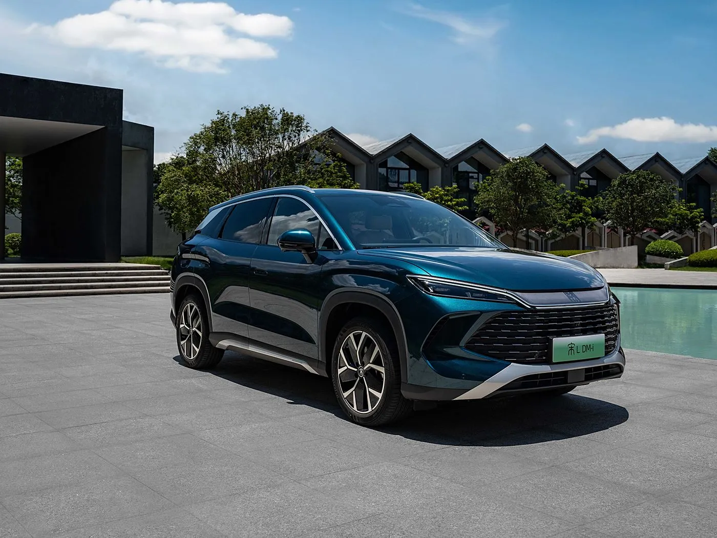 BYD Song L DM-i Компактный внедорожник PHEV Высокоскоростной автомобиль на новых источниках энергии DiPilot 2.0 Подогрев сидений Панорамная камера на 360°