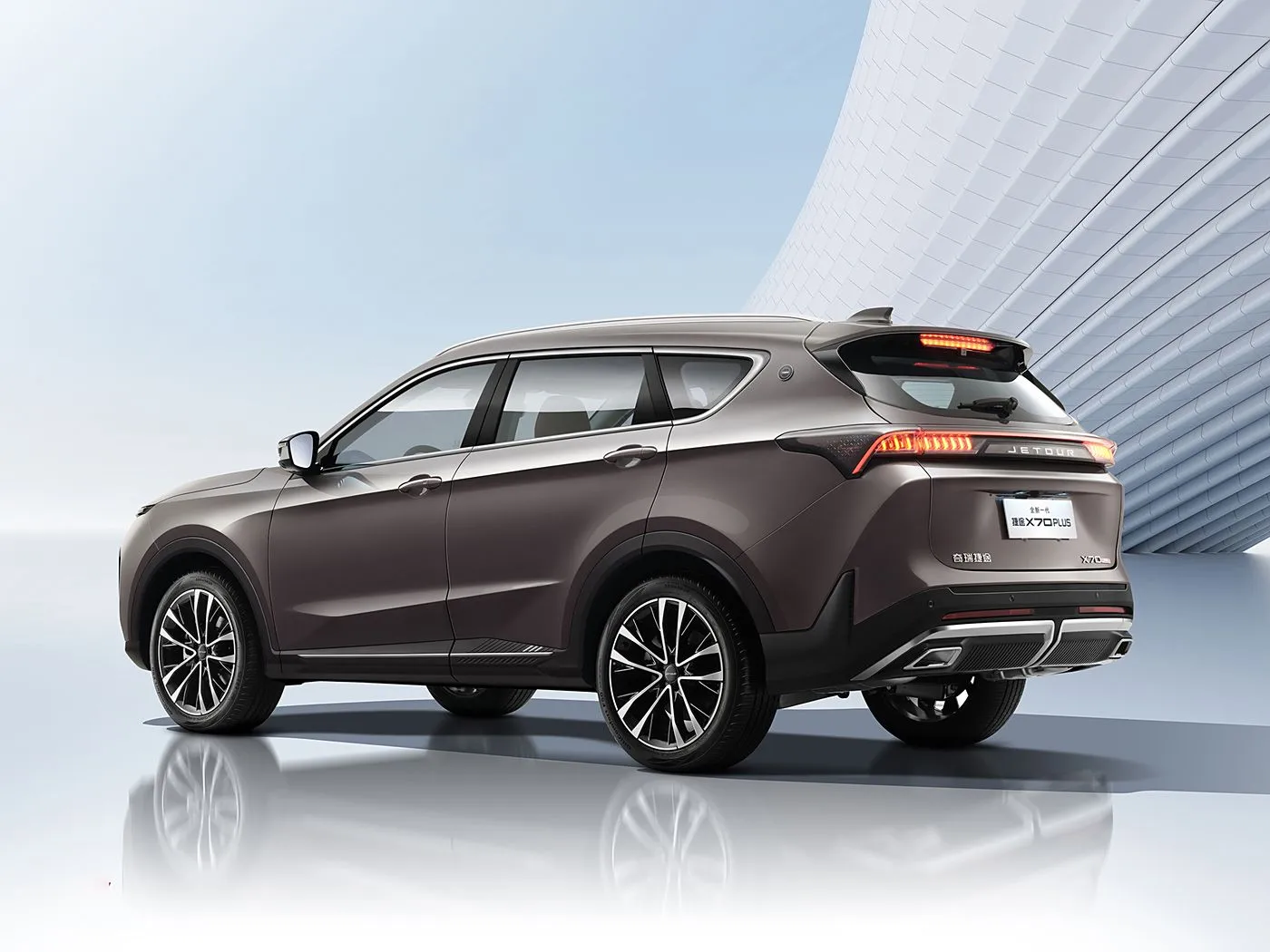 Совершенно новый внедорожник Chery Jetour X70 PLUS с автоматическим приводом, евро VI, кожаные сиденья из сплава на крыше