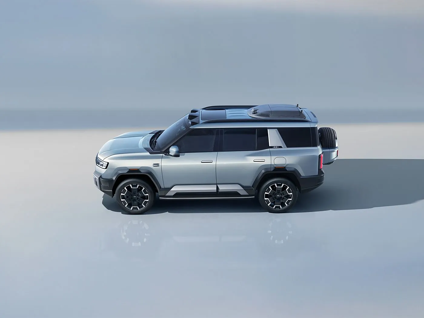 Роскошный внедорожник BYD Leopard 8 с гибридным двигателем PHEV мощностью 505 л.с. Усовершенствованный внедорожный внедорожник 2.0T с подключаемым модулем гибридного электрического внедорожника с технологией облачного шасси